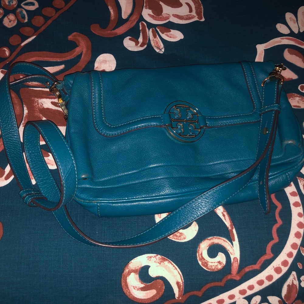 Turquoise Crossbody Tory Burch